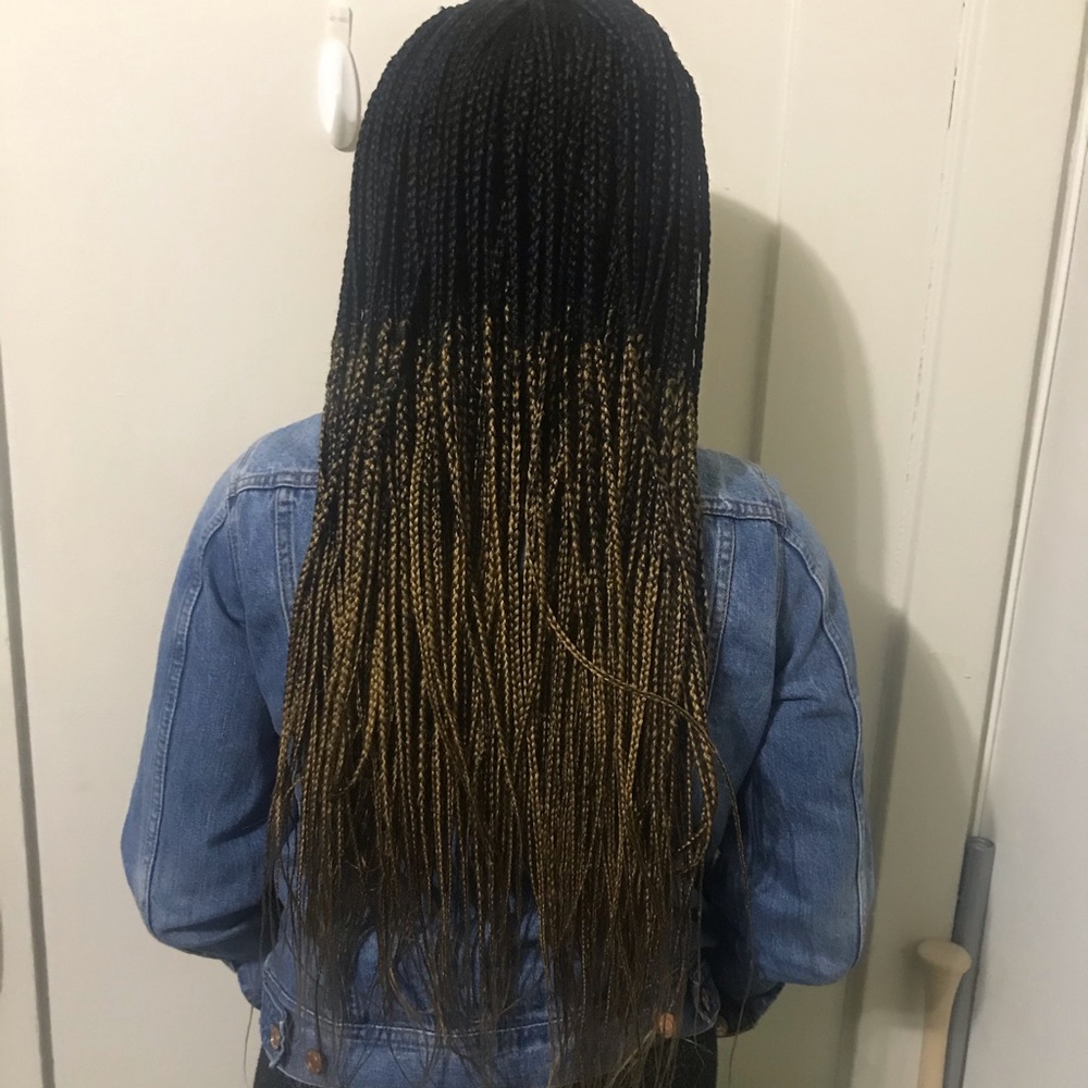 Lacefrontal Ghana Cornrow Braid wig yes available